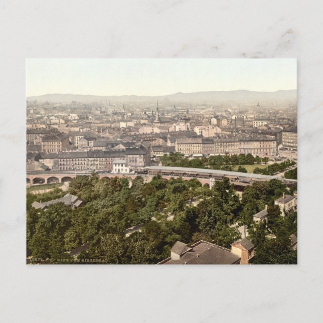 Vienna from Riesenrad, Austria Postcard (Front)
