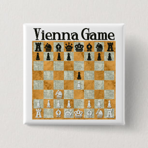 Vienna Game 15 Cm Square Badge