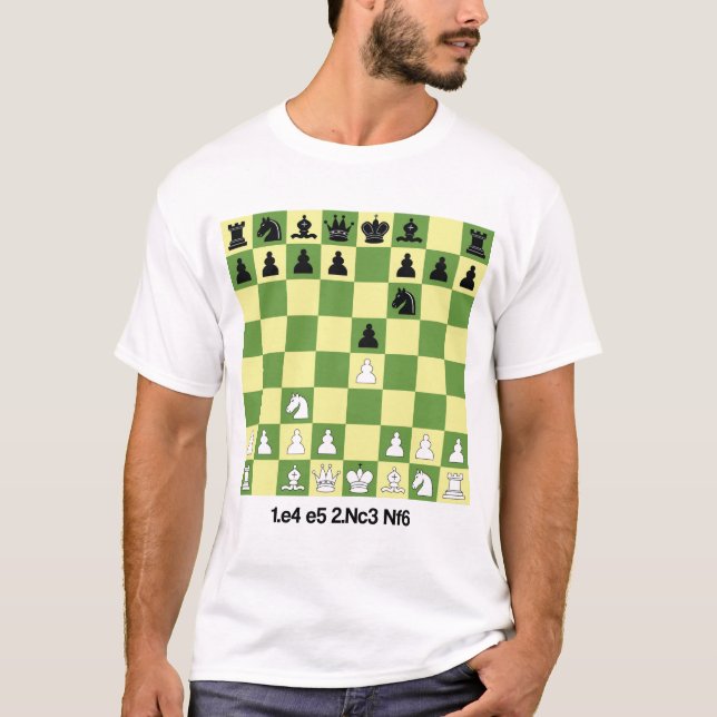 Vienna Game Chess Openings Shirt Chess Gift (Front)