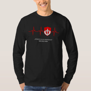 Vienna Heartbeat Pulse Love Austria Coat Of Arms H T-Shirt