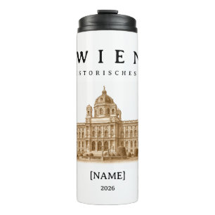 Vienna Museum of Fine Arts Name & Year Thermal Tumbler