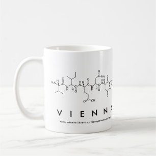 Vienna peptide name mug