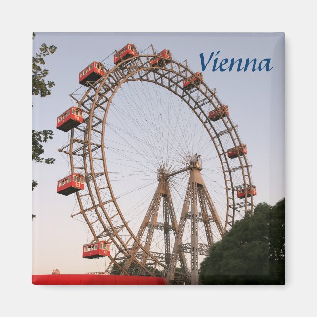 Vienna Riesenrad photo Magnet (Front)