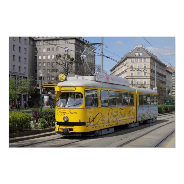 Vienna Ring Tram Poster (Front)