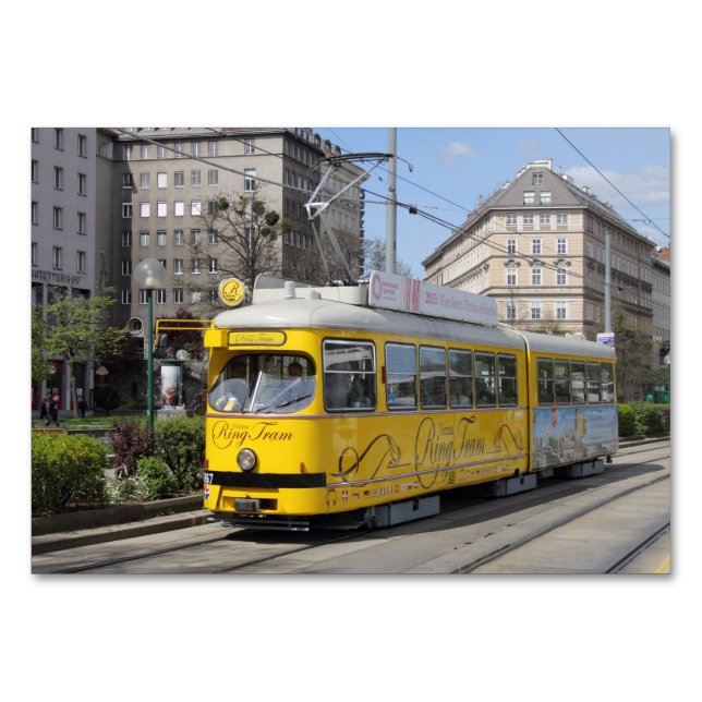 Vienna Ring Tram Table Number (Front)