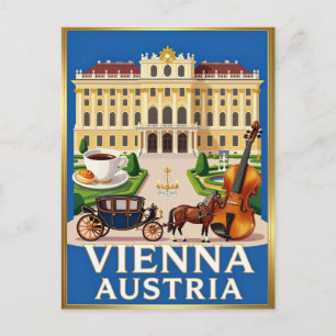 Vienna Schonbrunn Palace Austrian Heritage Postcard