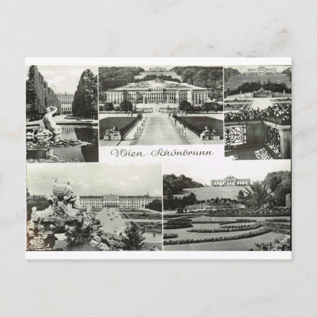 Vienna, Schronbrunn Palace, Austria Postcard (Front)
