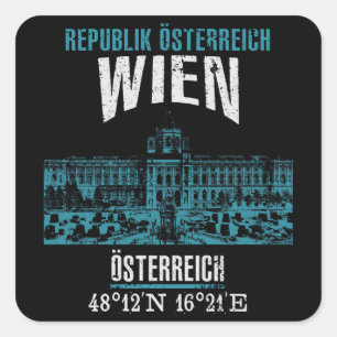 Vienna Square Sticker