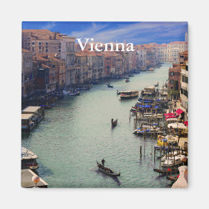 Vienna Vintage Travel Tourism Magnet