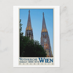 Vienna - Votivkirche Postcard