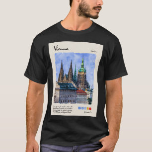 Vienna Watercolour Travel  T-Shirt