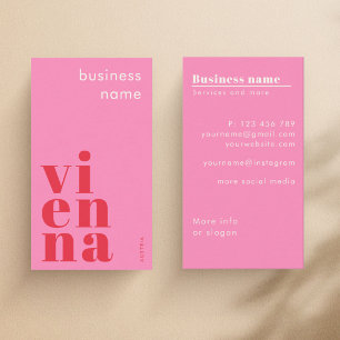 Vienna Wien Austria shop Business Card