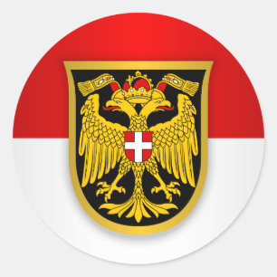 Vienna/Wien Classic Round Sticker