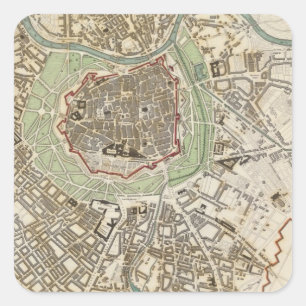 Vienna Wien Square Sticker