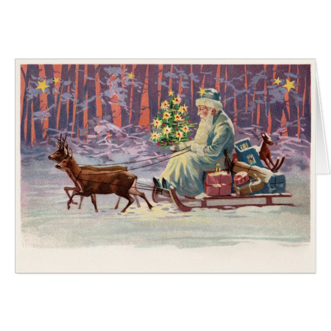 Vienna Woods Santa Card (Front Horizontal)