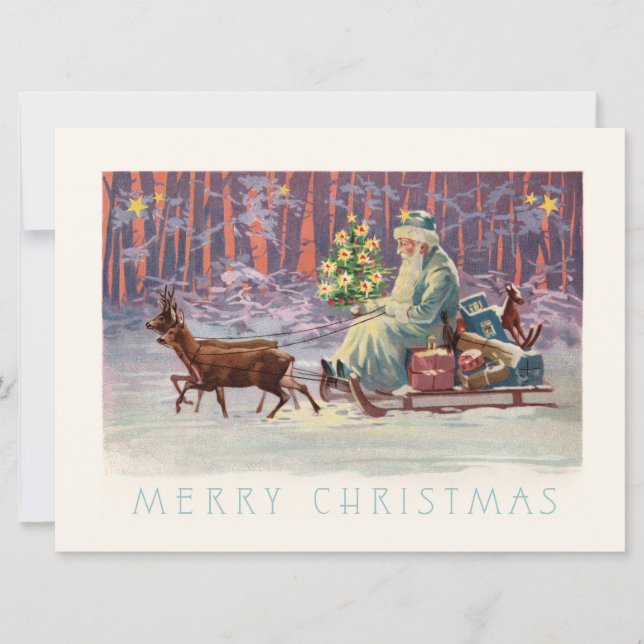 Vienna Woods Santa Holiday Card (Front)