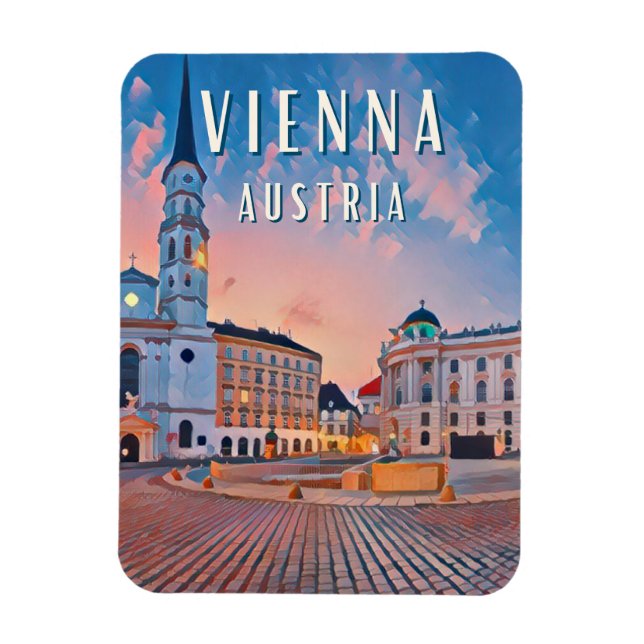 Vienne, capitale animée de l'Autriche Magnet (Vertical)