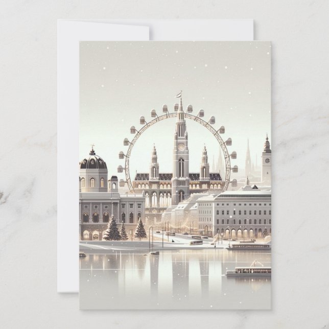 Viennese Christmas Splendor - Minimalist Holiday (Front)