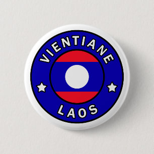Vientiane Laos 6 Cm Round Badge
