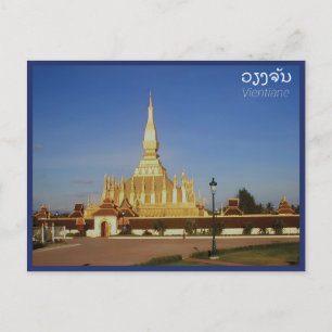 Vientiane - Laos Postcard