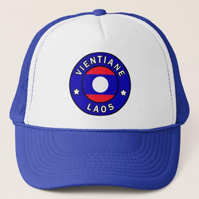 Vientiane Laos Trucker Hat (Front)