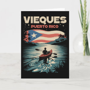 Vieques Puerto Rico Island Souvenir Puerto Rican F Card
