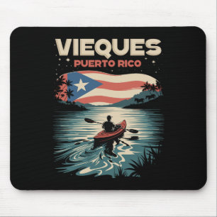 Vieques Puerto Rico Island Souvenir Puerto Rican F Mouse Pad