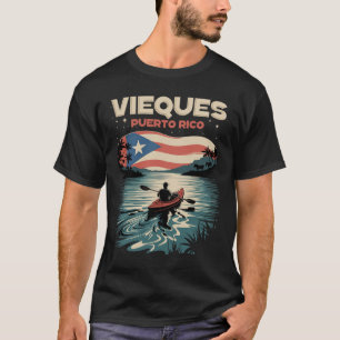 Vieques Puerto Rico Island Souvenir Puerto Rican F T-Shirt
