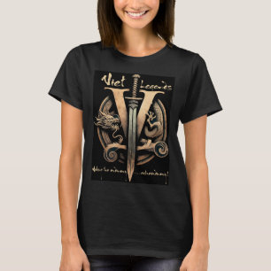 Viet Legends Black Alt Logo T-Shirt