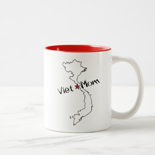 Viet*Mum! Celebrate mum's of Vietnamese kids Two-Tone Coffee Mug (Right)