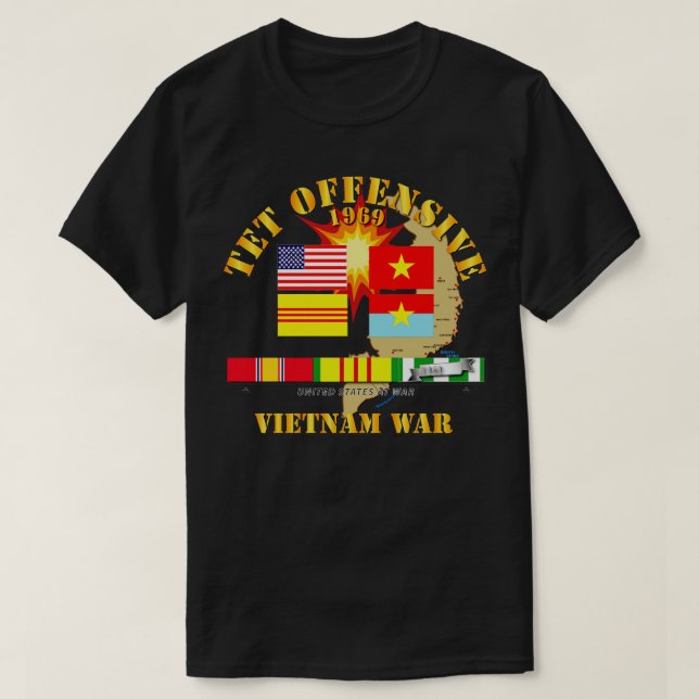 Vietnam 1969 tet offensive T-Shirt (Design Front)
