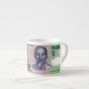 Vietnam 500,000 Banknote Espresso Mug