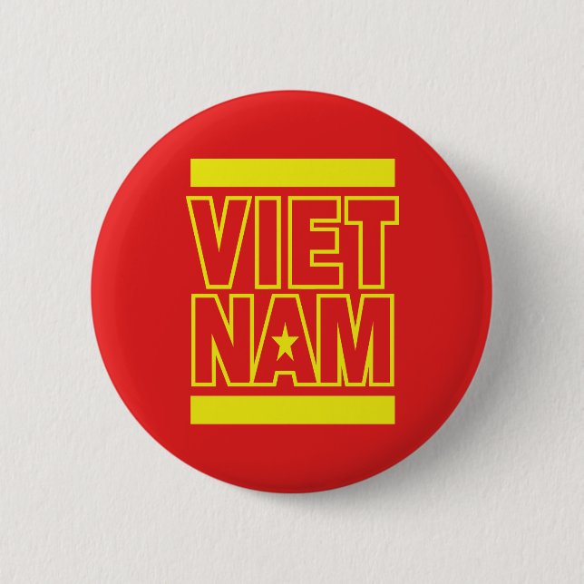 VIETNAM 6 CM ROUND BADGE (Front)