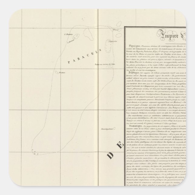 Vietnam, Asia 106 Square Sticker (Front)