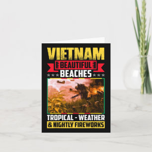 Vietnam Beautiful Beaches Tropical Weather Card