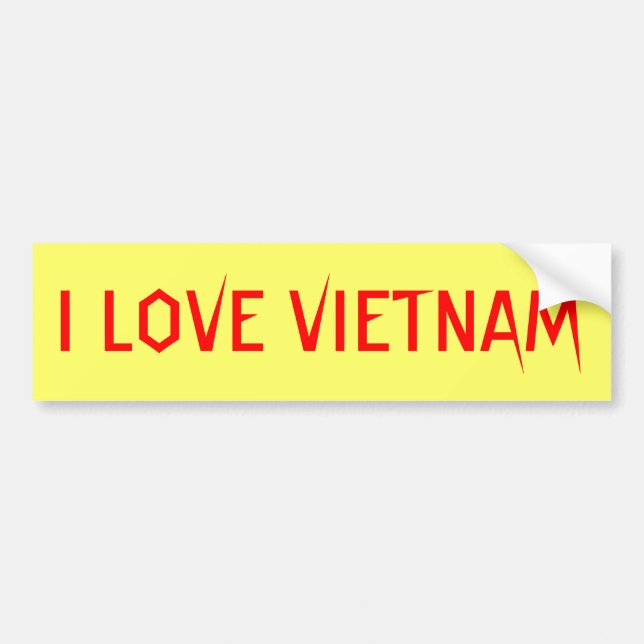 VIETNAM*  Bumper Sticker (Front)
