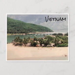 vietnam coast villages postcard