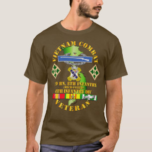 Vietnam Combat Infantry Veteran w 2nd Bn 8th Inf M T-Shirt