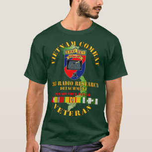 Vietnam Combat Vet 3rd Radio Research Unit RRU w V T-Shirt