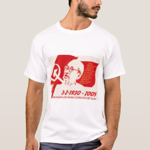Vietnam Communist Party 75 Anniversary Propaganda T-Shirt