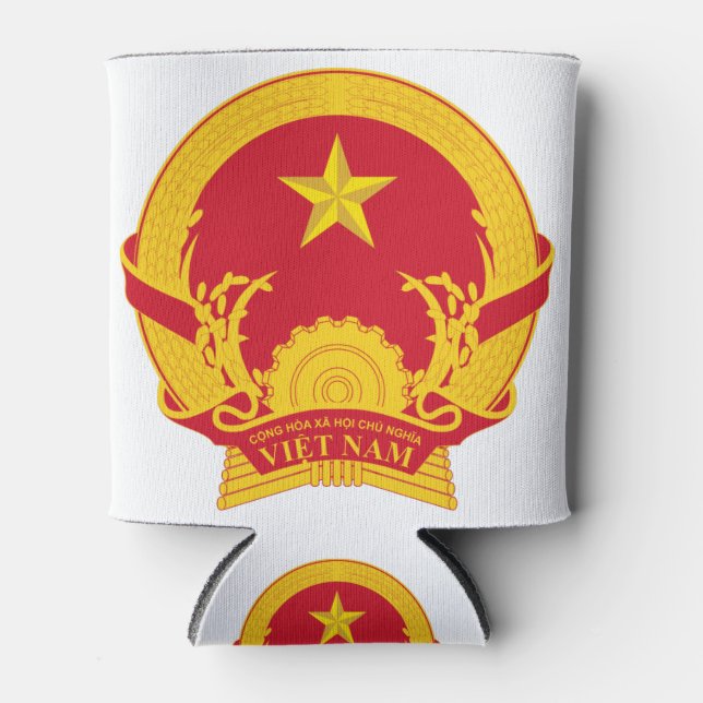 vietnam emblem can cooler (Front)