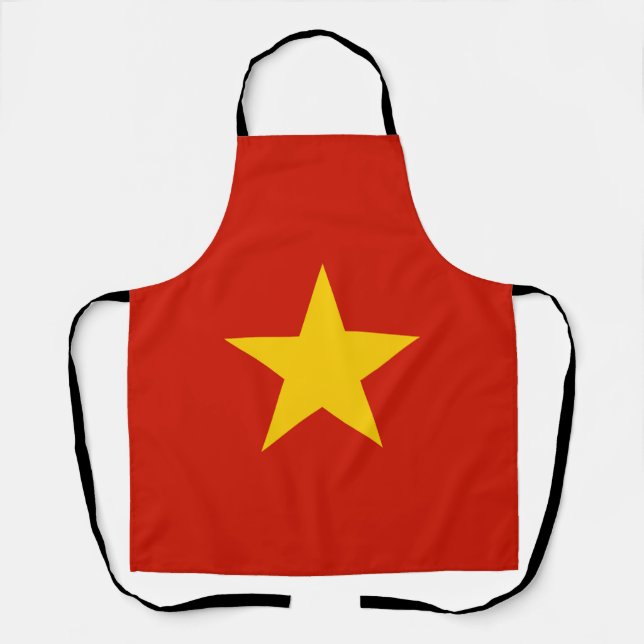 Vietnam flag apron (Front)
