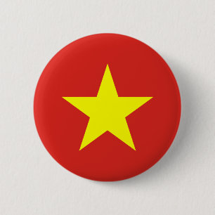 Vietnam Flag Button