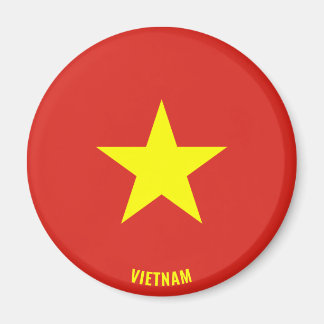 Vietnam Flag Charming Patriotic Magnet