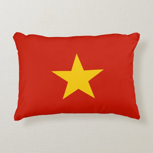 Vietnam flag decorative cushion (Front)