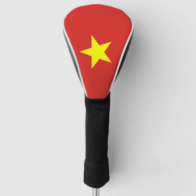 Vietnam flag golf head cover (Front)