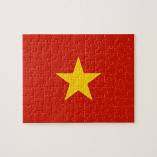 Vietnam flag jigsaw puzzle