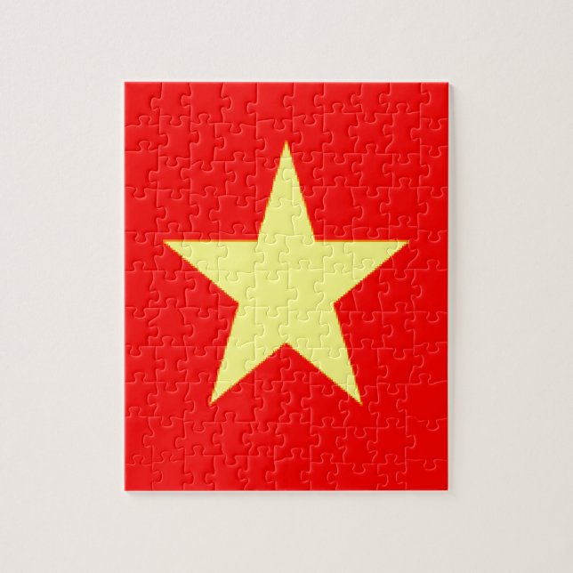 vietnam flag jigsaw puzzle (Vertical)