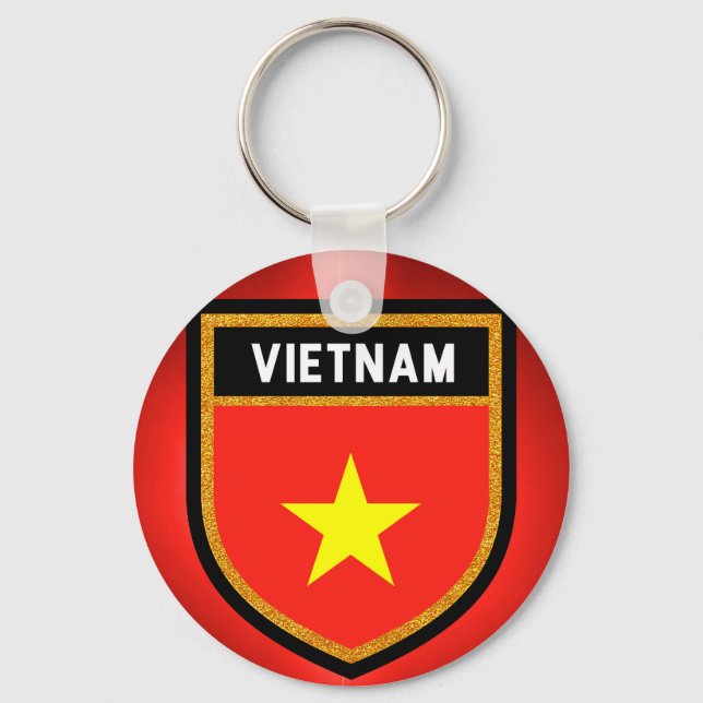 Vietnam Flag Key Ring (Front)