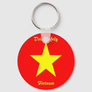 Vietnam flag keychains